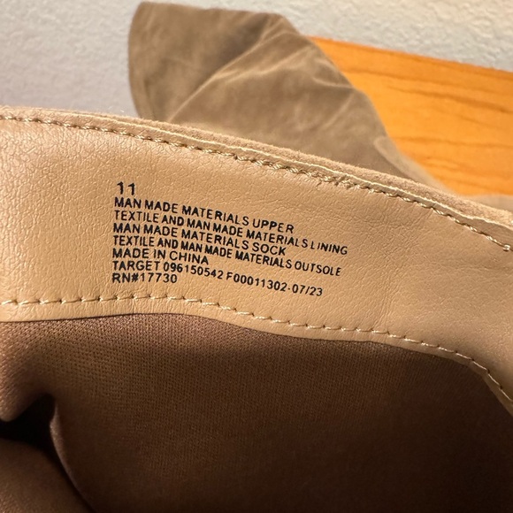 Target Tan Over the Knee Boots Suede - Picture 3 of 3